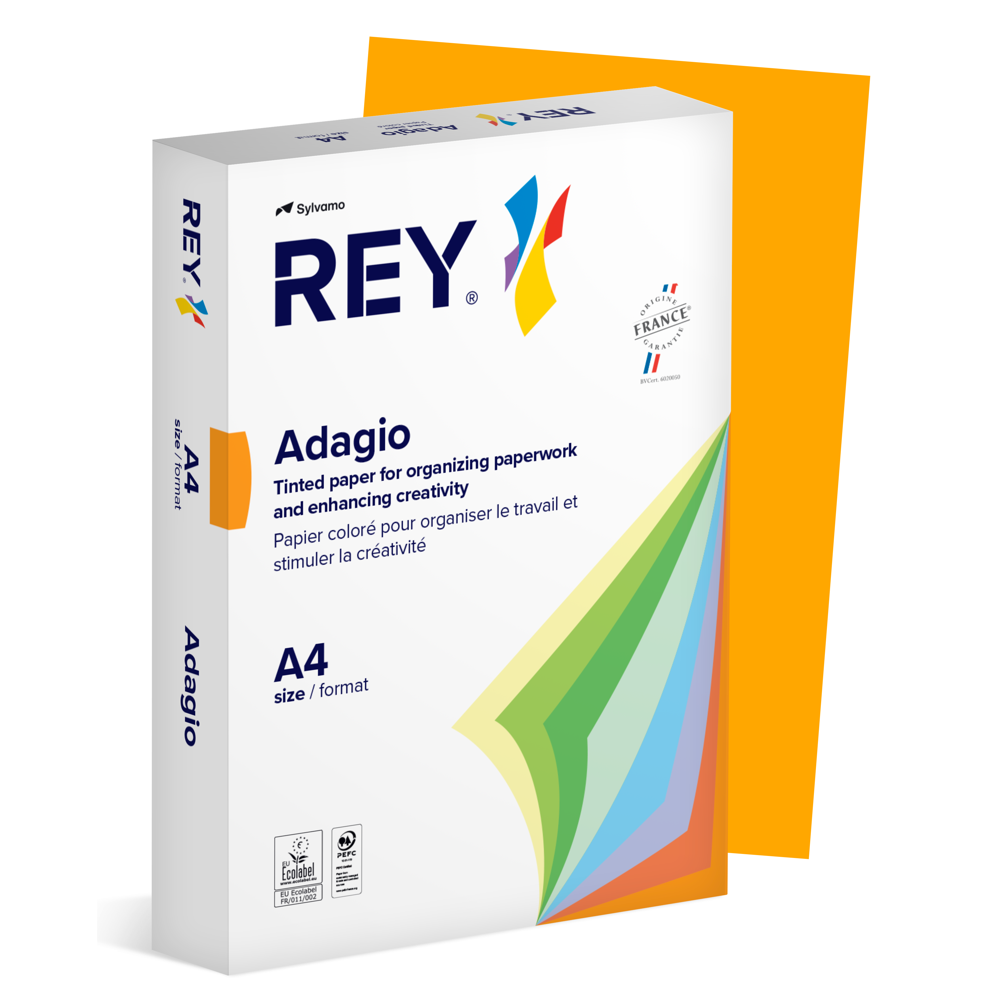 Färgat papper Rey Adagio A4 80g