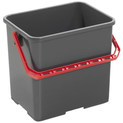 Skurhink 4-kantig röd 6 liter