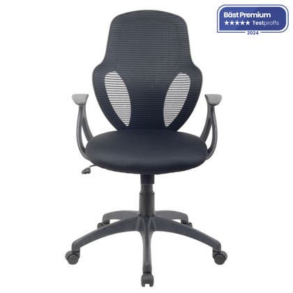 Stol Austin mesh inkl. armstöd svart