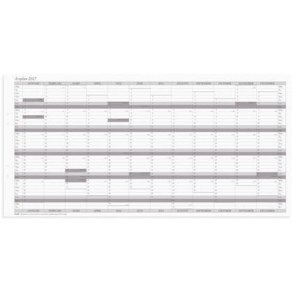 Väggkalender 2027 Årsplan 5/fp