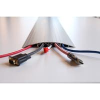 Golv/vägglist aluminium 1200 mm silver