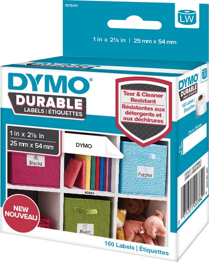 Etikett Dymo Durable 25x54 mm
