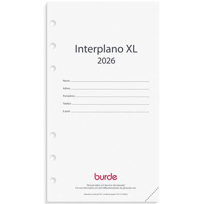 Kalender Regent Interplano 2026 kalendersats