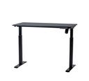 Skrivbord el höj- och sänkbart 120x60 cm Svart