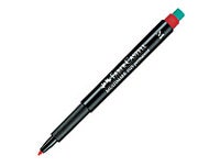 Märkpenna Faber Castell Medium permanent  röd