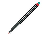 Märkpenna Faber Castell Medium permanent  röd