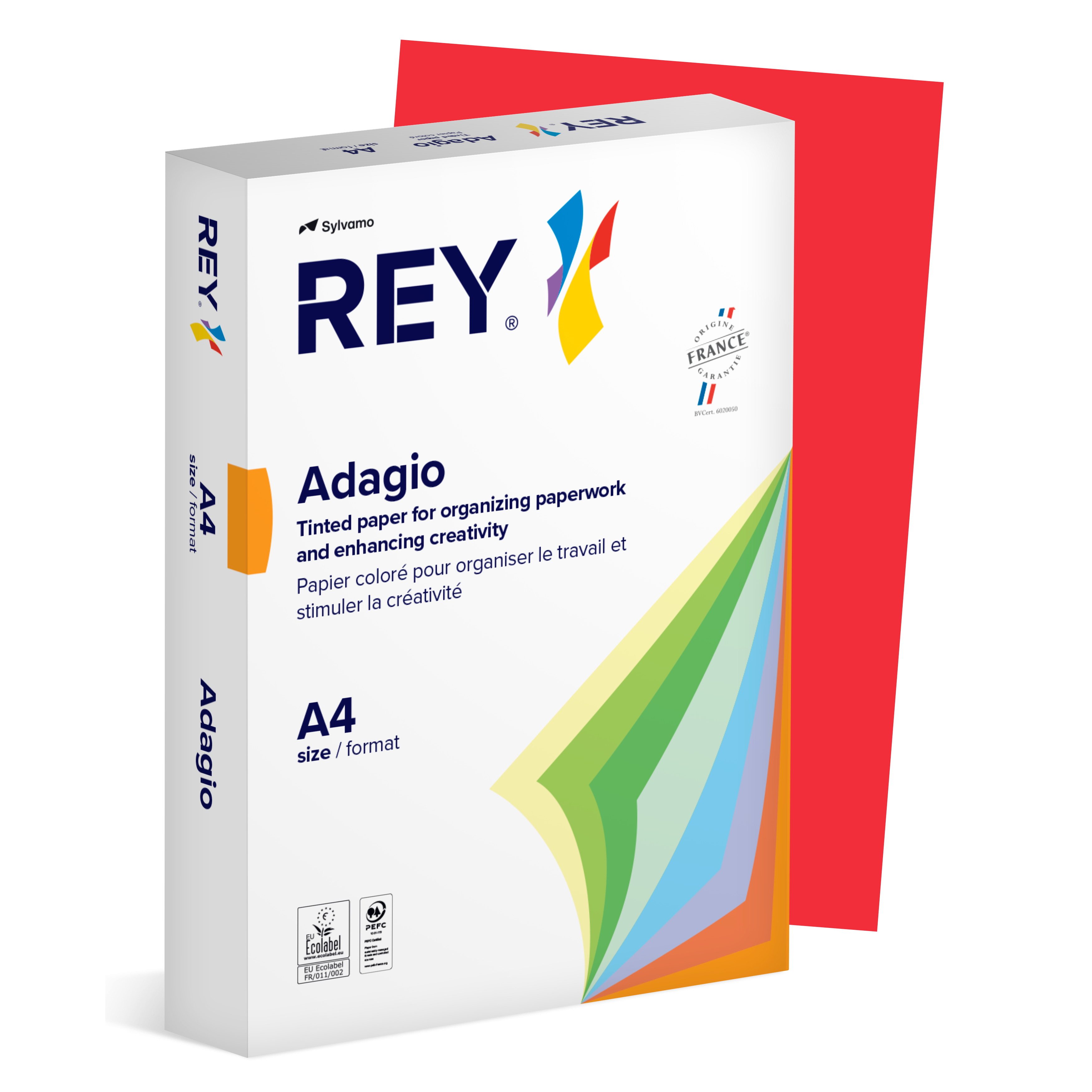 Färgat papper Rey Adagio A4 80g