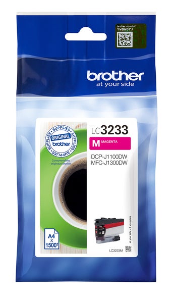 Bläck Brother LC3233M magenta 1500 sidor