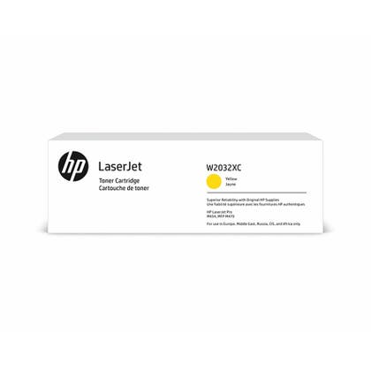 Toner HP W2032XC Contract gul