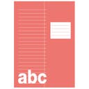 Gloshäfte A5 linjerad 8,5mm