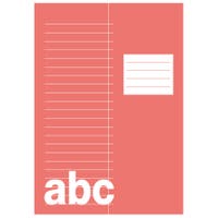 Gloshäfte A5 linjerad 8,5mm