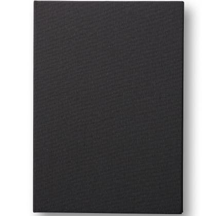 Anteckningsbok Tyg A5 Olinjerad Svart