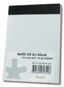 Refill journalistblock A7 2/fp