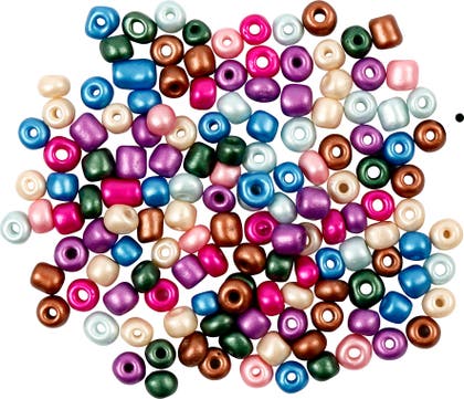 Rocaipärlor 5 mm metallic 720 g