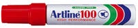 Märkpenna Artline 100 röd