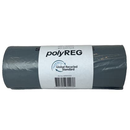 Sanitetspåse PolyREG GRS 20 my grå med tryck