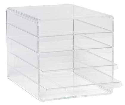 Förvaringsfack / Brevkorg Kuben 5-fack A4 transparent