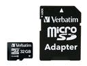 Verbatim SDHC/MicroSDHC 32GB Svart