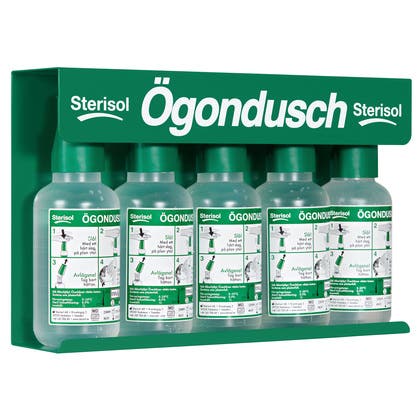 Ögondusch 5x1 liter + väggfäste
