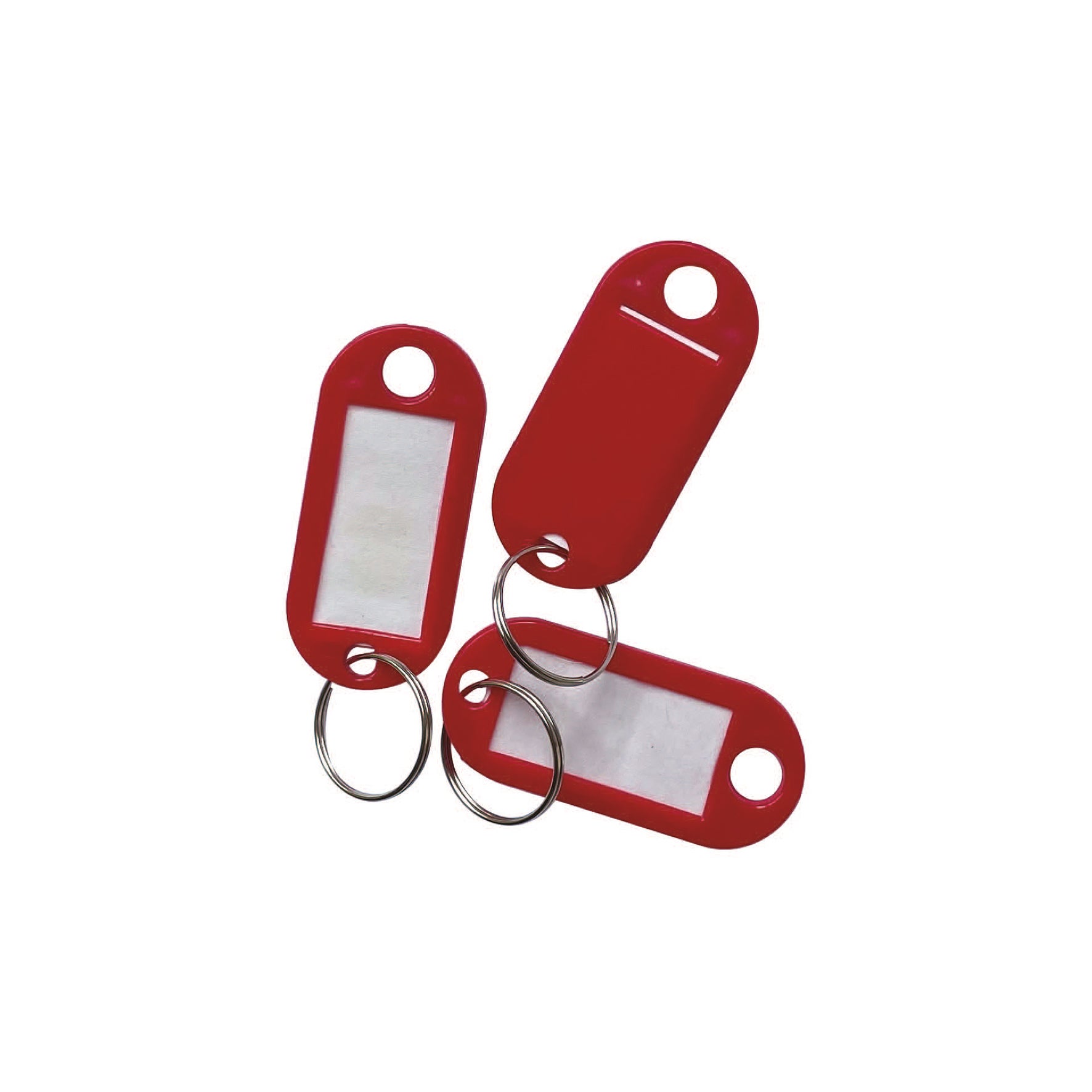 Nyckelbricka 50x22 mm röd