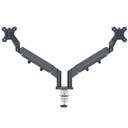 Monitorarm Ergo Dubbel Grå