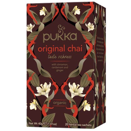Te Pukka svart te chai 20 st/fp