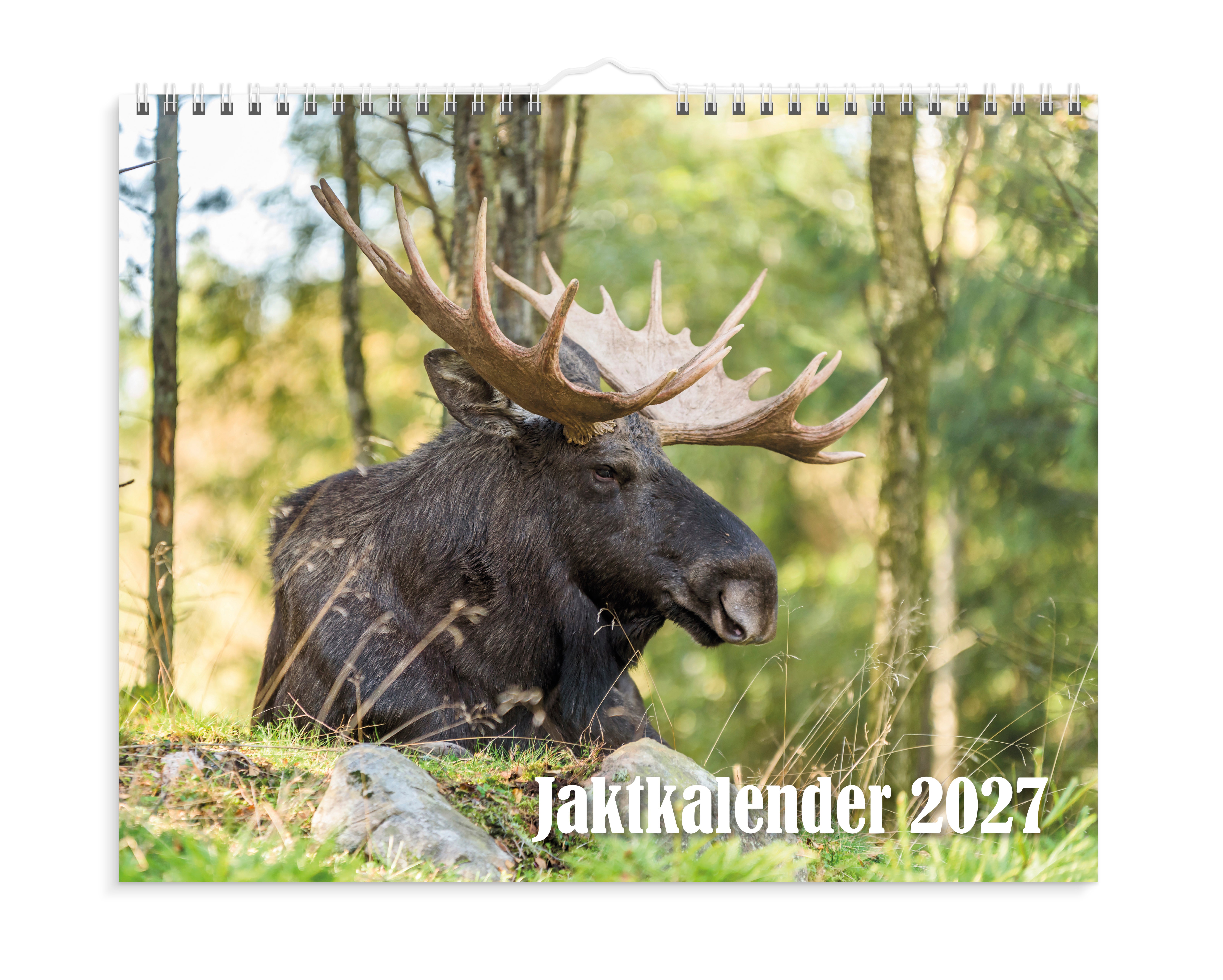 Väggkalender 2027 Jaktkalender Burde