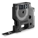 Märkband Dymo D1 Durable vit/svart 12 mm