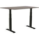 Skrivbord el Easydesk Adapt VI grå/svart 140x80 cm