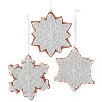 Julgransdekoration Snöflinga osorterade