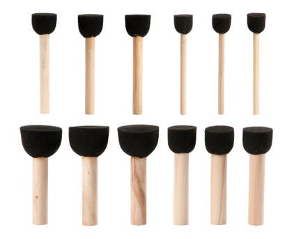 Skumstencilpenslar 12/fp