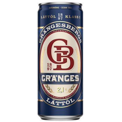 Lättöl Grängesberg 33 cl inkl. pant