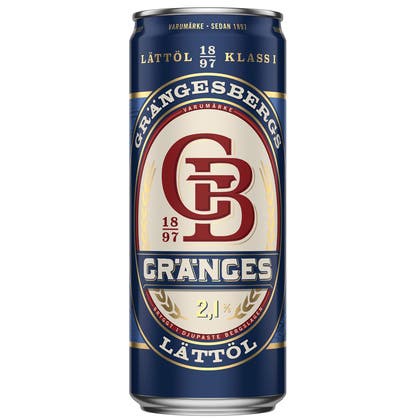 Lättöl Grängesberg 33 cl inkl. pant