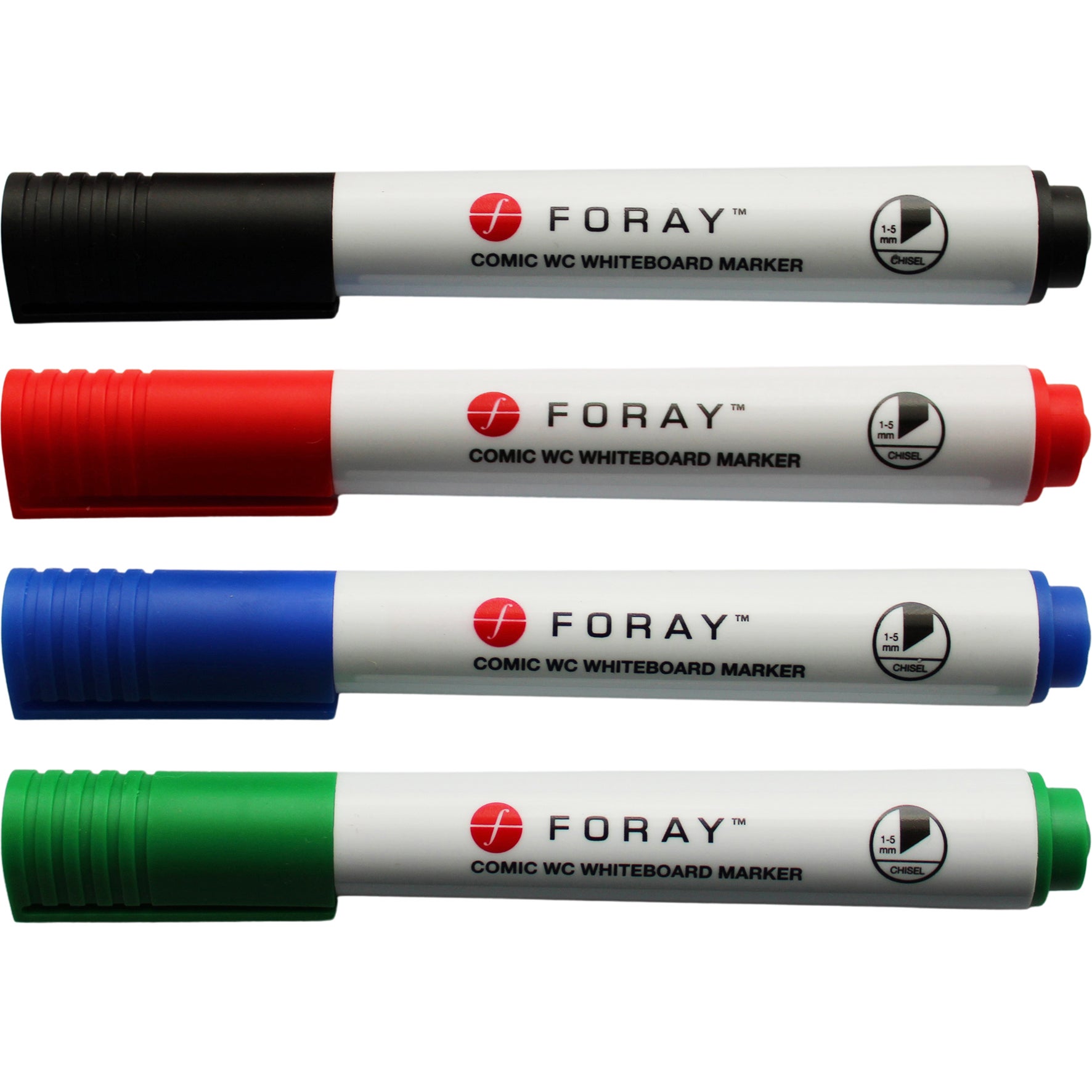 Whiteboard-penna snedskuren 4 st/set