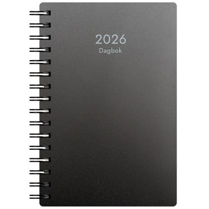 Kalender 2026 Dagbok svart
