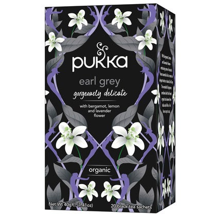 Te Pukka svart Gorgeous Earl Grey Eko 20 st/fp