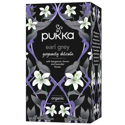 Te Pukka svart Gorgeous Earl Grey Eko 20 st/fp