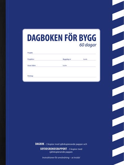 Byggdagbok A4/A5