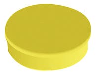 Magnet rund 20 mm gul 10 st/fp