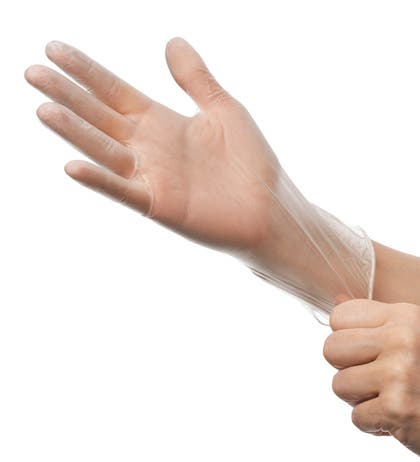 Vinylhandske Transparent 100 st/fp