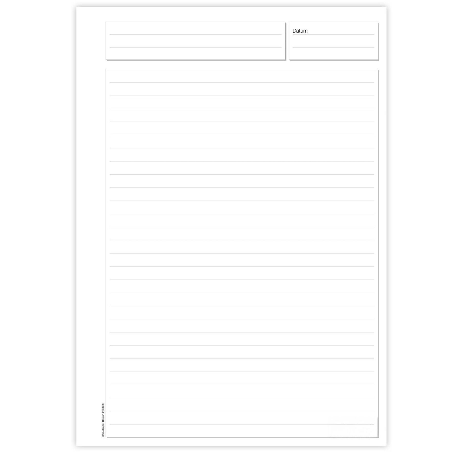 Konferensblock A4 linjerat 25 st/fp