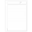 Konferensblock A4 linjerat 25 st/fp