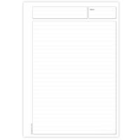 Konferensblock A4 linjerat 25 st/fp