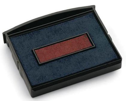 Dynkassett Colop 2100 blå/röd 2-pack