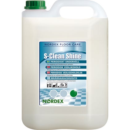 Golvrengörings-/underhållsmedel S-Clean Nordexia 5 liter