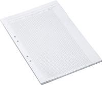 Provskrivningsblad A3 rutat 5x5mm 250/fp