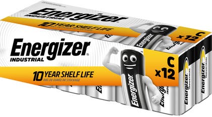Batteri Industrial Alkaliskt C LR14 Energizer 12-pack