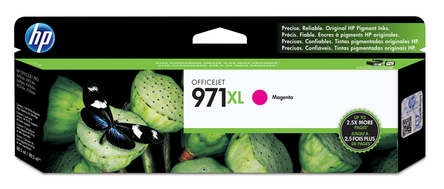 Bläck HP No 971XL CN627AE magenta