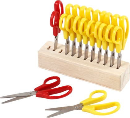 Saxställ med 12 saxar 12,5cm