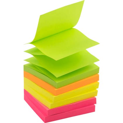 Notis Z-block 76x76mm neon 6st/fp